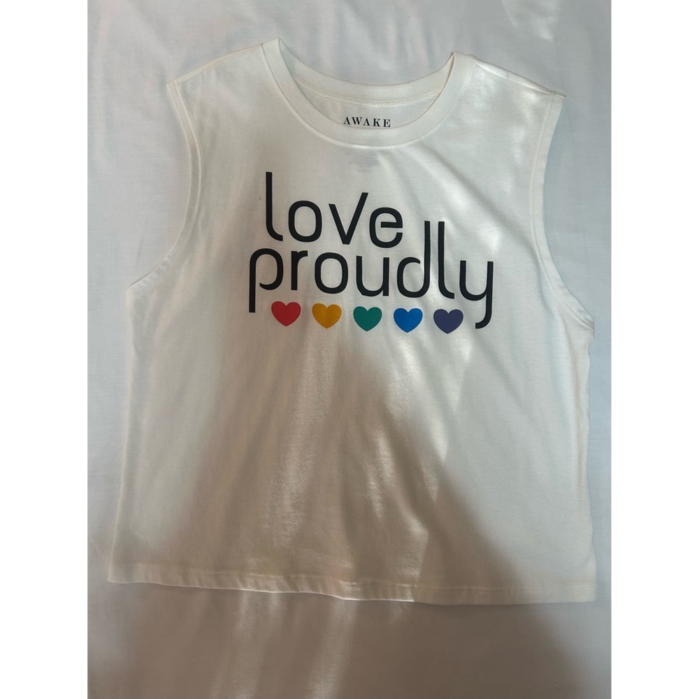 Love Proudly Muscle Tank NWOT